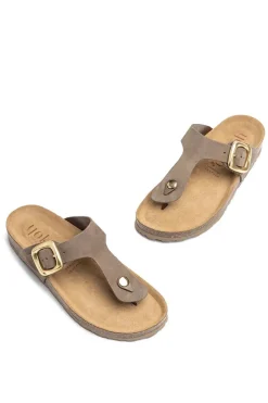 Sandalia Mujer Yokono Granada 002 Tabaco