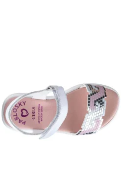 Sandalia Niña Pablosky 431100 Olimpo Blanco