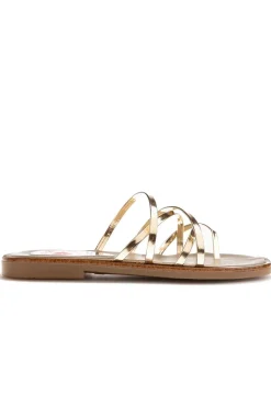 Sandalia Paola Shoes Dalia 877780 Mirror Champagne