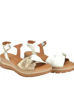 Sandalia Paula Urban 24 611 platino blanco