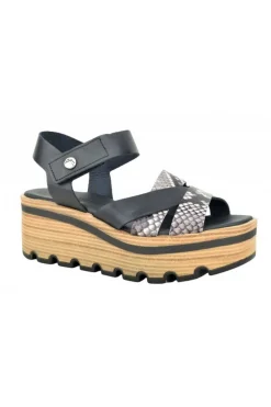 Sandalia Paula Urban 22 510 serpiente bangla negro