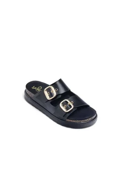 Sandalia plataforma Yokono tunez 130 negro