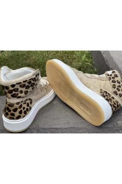 Sneaker Nemonic 2401 bull platino leopardo