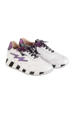 Sneaker Nemonic ibiza 2304 blanco fucsia
