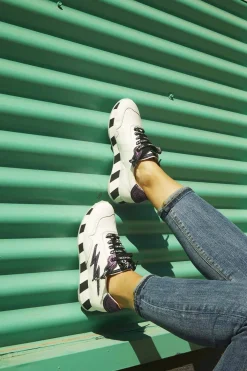 Sneaker Nemonic ibiza 2304 blanco fucsia