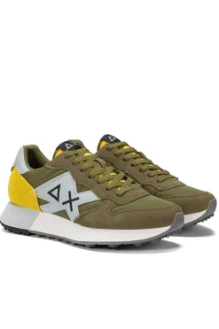 Sneakers Hombre SUN68 Jaki 2.0 Solid Z35111 Militare