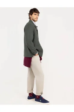 Sobrecamisa Hombre El Ganso Lana 1030W250036 Verde