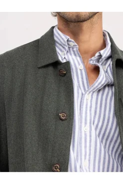 Sobrecamisa Hombre El Ganso Lana 1030W250036 Verde