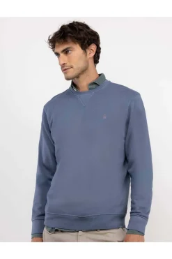 Sudadera Hombre El Ganso Cuello Caja 1100W250023 Petróleo