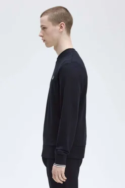 Sudadera hombre Fred Perry m7535 248 azul marino