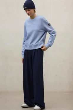 Sudadera Mujer Ecoalf Albor 289 Blue Lilac