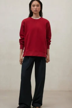 Sudadera Mujer Ecoalf Storm 665 Crimson