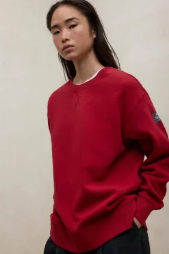 Sudadera Mujer Ecoalf Storm 665 Crimson