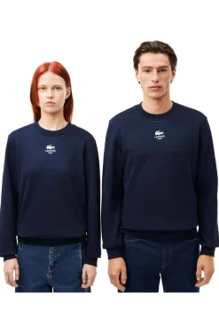 Sudadera Unisex Lacoste SH2736 Azul Marino 166