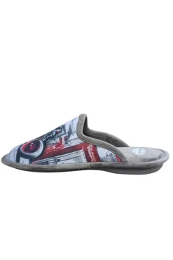 Zapatilla de Casa Hombre Cosdam Biorelax 1442 Grenoble Gris