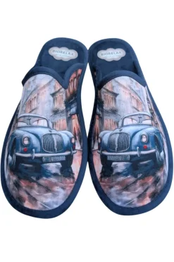 Zapatilla de Casa Hombre Cosdam Biorelax 1455 Grenoble Marino