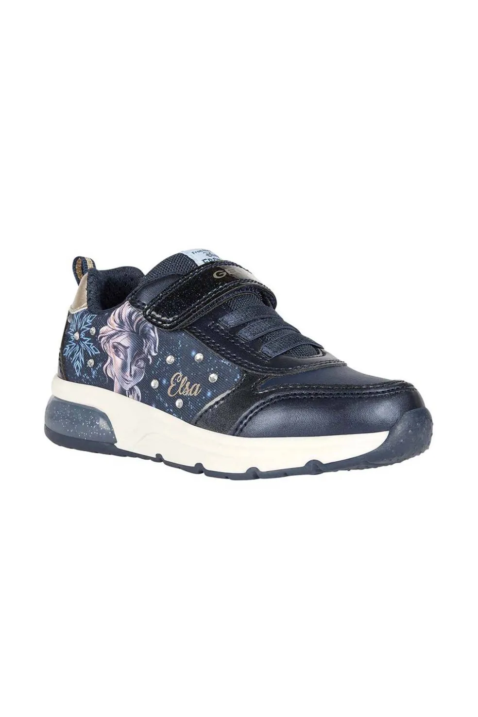 Zapatilla Geox J268VD Navy Platinum