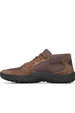 Zapatilla Hombre Merrell Barefoot Wrapt Sneaker Mid WP J032853 Coffee
