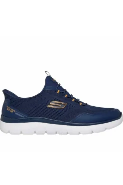 Zapatilla hombre Skechers top rate 233045 navy yellow