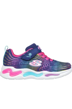 Zapatilla infantil Skechers 302338l lights wavy beams