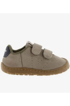 Zapatilla Infantil Victoria Bosco tiras Barefoot serraje 1370118 taupe