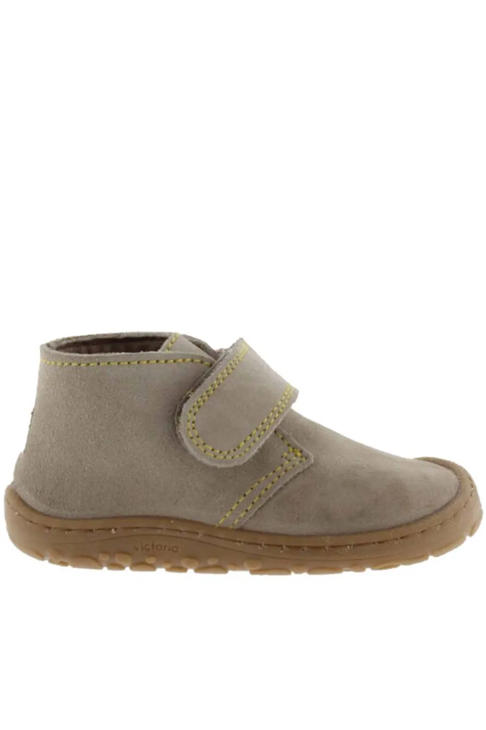 Zapatilla Infantil Victoria Bosco Barefoot Serraje 1370121 Taupe