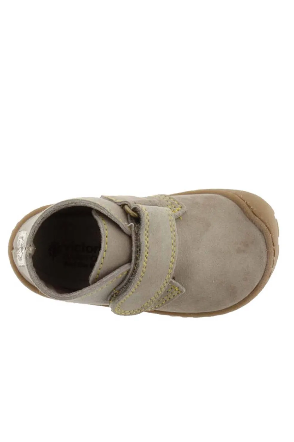 Zapatilla Infantil Victoria Bosco Barefoot Serraje 1370121 Taupe