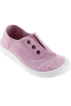 Zapatilla Infantil Victoria bosco barefoot inglesa lona 1370110 petalo