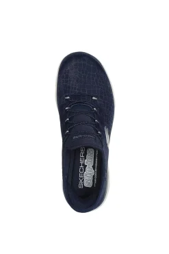 Zapatilla Mujer Skechers Summits Classy Night 150128 Navy Silver