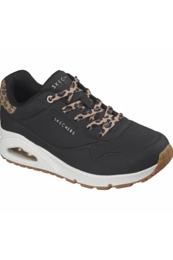 Zapatilla Mujer Skechers UNO Jungle Nite 177093 BKLD Black Leopard