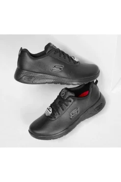 Zapatilla Mujer Skechers work relaxed fit marsing gmina 108010ec black