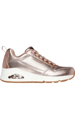 Zapatilla Mujer Skechers Uno Metallixs 177109 RSGD Rose Gold