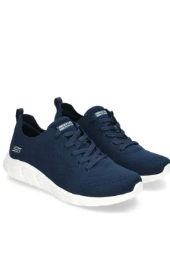 Zapatilla Mujer Skechers bobs sport b flex lo graceful stride 117591 navy