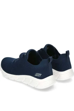 Zapatilla Mujer Skechers bobs sport b flex lo graceful stride 117591 navy