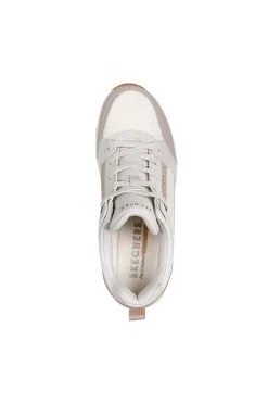 Zapatilla Mujer Skechers uno wedge everything nice 177526 off white