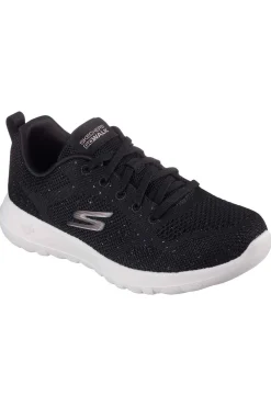 Zapatilla Mujer Skechers Go Walk Joy Violet 124640 BKRG Black Rose Gold