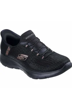 Zapatilla Mujer Skechers Summits Classy Night 150128 BKGD Black Gold