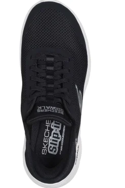 Zapatilla Mujer Skechers Go Walk Flex Grand Entry 124836 BKW Black White