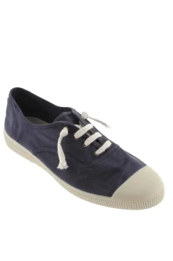 Zapatilla Mujer Victoria Inglesa Lona Envejecida 1661101 Marino