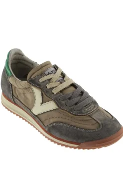 Zapatilla Mujer Victoria Saturno Nylon & Serraje Lavado 1158104 Taupe