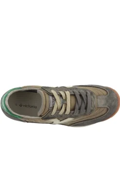 Zapatilla Mujer Victoria Saturno Nylon & Serraje Lavado 1158104 Taupe