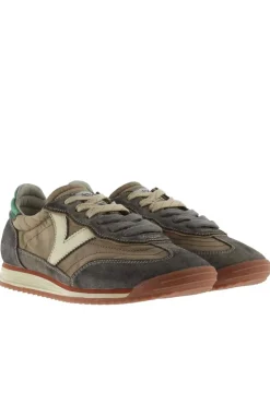 Zapatilla Mujer Victoria Saturno Nylon & Serraje Lavado 1158104 Taupe