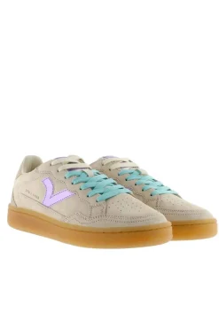 Zapatilla Mujer Victoria smash suede color 8806107 beige