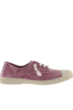 Zapatilla Mujer Victoria Inglesa Lona Envejecida 1661101 Rosado