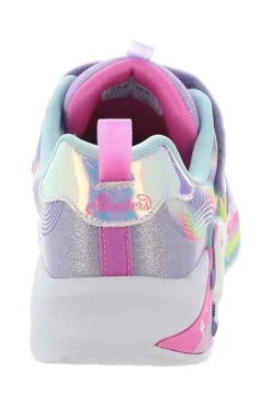 Zapatilla Skechers S lights Unicorn chaser 302298L lavender multi
