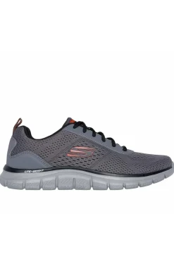 Zapatilla Skechers track leshur 232758 charcoal orange