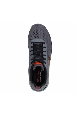 Zapatilla Skechers track leshur 232758 charcoal orange