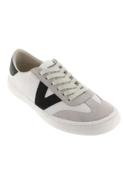 Zapatilla Victoria 1186100 olmo barefoot efecto piel y serraje negro