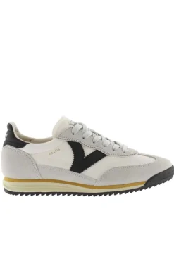 Zapatilla Victoria 1158100 saturno nylon & serraje blanco