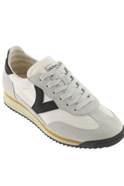 Zapatilla Victoria 1158100 saturno nylon & serraje blanco